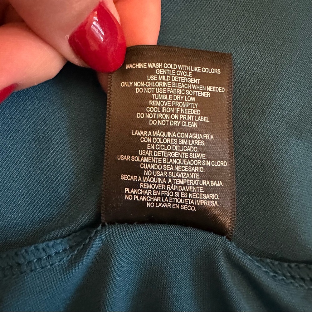 32 Degrees Teal Tank Top with built in bra- NWT - Picture 9 of 11